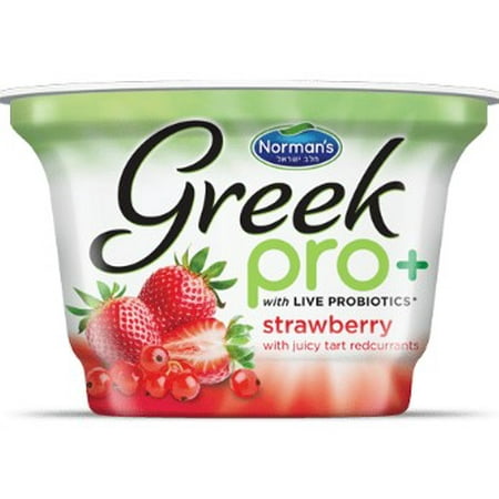 Normans Yogurt Greek PRO Strawberry, 5.3 oz