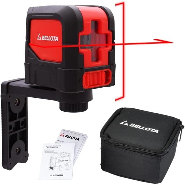 Nivel Láser Bellota Rojo 20mts Profesional Modelo 7NIVELLASER20M