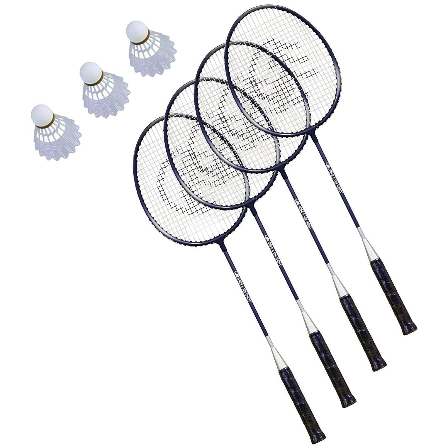 Park & Sun Sports Portable Outdoor Complete Badminton Set with Carry Case