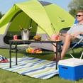thumbnail image 4 of Mesa de camping Anbte plegable de aluminio 87x40x70cm 3 alturas, 4 of 9