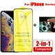 thumbnail image 2 of 2 en 1 9d lente frontal y de cámara de vidrio templado para iphone 13 12 11 pro max mini xr xs max x 7 8 plus lente de cámara película protector de pantalla de vidrio templado, 2 of 4