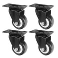 thumbnail image 3 of Non-Marking Wheels for Floor Protection, Industrial Grade Swivel Casters with Polyurethane (PU) Wheels for Smooth Navigation, Dual Locking System for Maximum Control, Set of 4,, 3 of 8