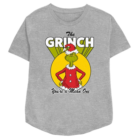 Women's Dr. Seuss Christmas Grinch You're a Mean One Graphic T-Shirt