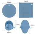 thumbnail image 2 of Alfombrilla de mesa resistente al calor leyfeng 4 uds 2 clips de mano, 2 of 8