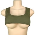 thumbnail image 1 of AherBiu Womens Crop Tank Tops Summer Sexy Workout Sleeveless Undershirt Square Neck Stretchy Mini Tank Solid Color, 1 of 4