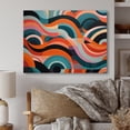 thumbnail image 2 of Designart "Balanced Abstract Forms III" Modern Midcentury Metal Wall Art, 2 of 5