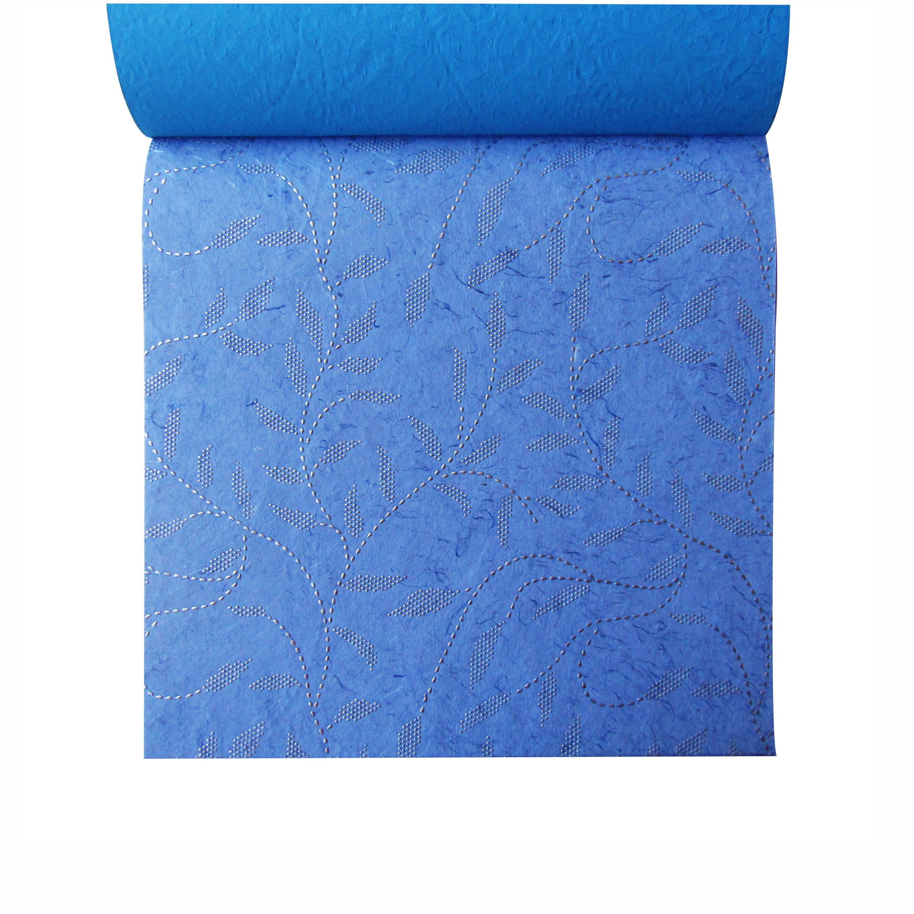 Paperhues Shades of Blue Handmade Scrapbook Paper 12 x 12" Pad, 24 Sheets (2 sheets each of 12 styles)