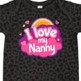thumbnail image 4 of Inktastic I Love My Nanny Grandchild Girls Baby Bodysuit, 4 of 5