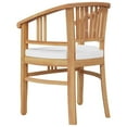 thumbnail image 5 of vidaXL Patio Dining Set Outdoor Table and Chair Furniture Solid Wood Teak, 5 of 139