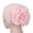 Pink, variant on Yirtree Women Turban Flower Caps Vintage Beanie Headscarf Elastic Headwrap Hat