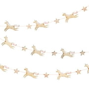Meri Meri Wooden Unicorn Garland, 1ct