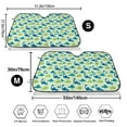 thumbnail image 3 of Daiia Cute Dinosaur Blue Green Windshield Sun Shade for Car SUV Truck (Small ), Car Sun Shade Windshield, Car Shades for Front Windows, Sunshade for Car Windshield, 3 of 7