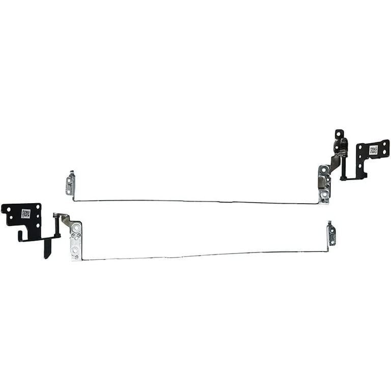 CyanWind LCD Back Cover Bezel Hinges Set Silver for HP 15-dw