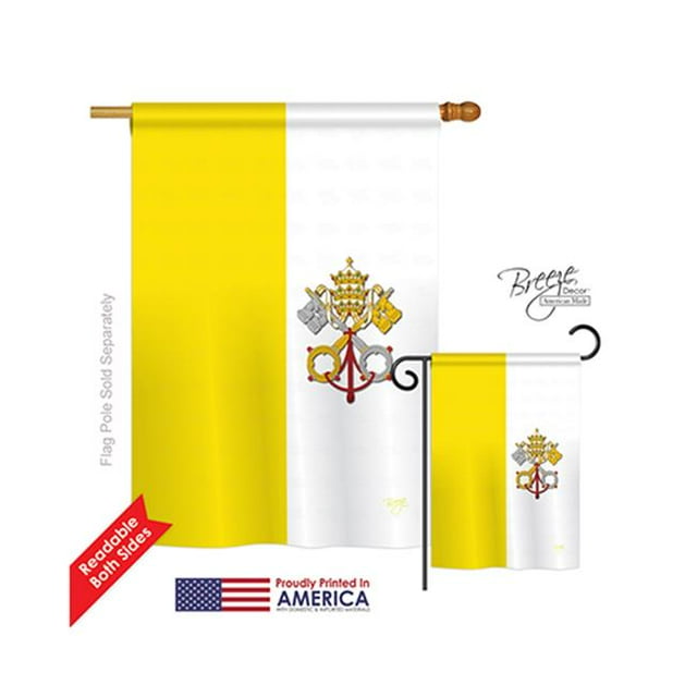 Breeze Decor 08106 Drapeau de Maison Impression Verticale Recto-Verso - 28 x 40 Po.