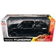 thumbnail image 5 of 2023 Toyota Tundra TRD 4x4 Pickup Truck Black with Sunroof and Wheel Rack 1/24 Diecast Model Car, 5 of 6