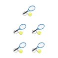 thumbnail image 1 of Matsuzay Paquete de 6 llaveros de raqueta de tenis de simulación, llavero deportivo de resina a la moda, llavero de recuerdo, suministros para Type2 NO2, 1 of 6