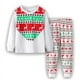 thumbnail image 3 of Pijamas de algodón para niños y niñas, ropa de dormir, traje de Navidad, camisón de fiesta, 2-7 años, P019, 3 of 4