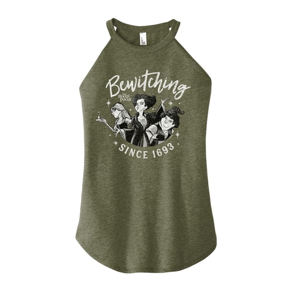 Hocus Pocus - Bewitching Since 1693 - Juniors High Neck Tank Top