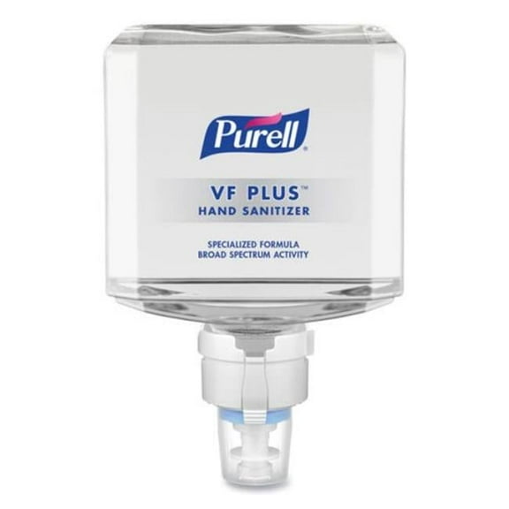VF Plus Hand Sanitizer Gel, 1200 ml Refill Bottle - Fragrance-Free for ES8 Dispensers