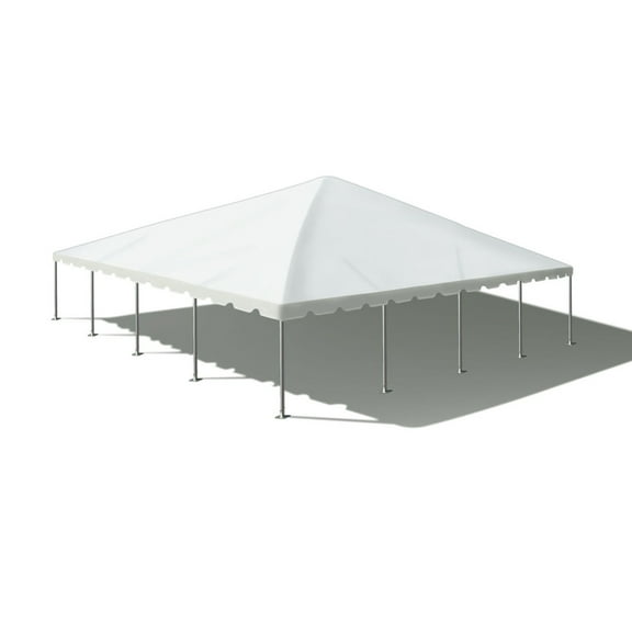 TentandTable West Coast Frame Outdoor Canopy Tent, White Sectional Top. 40 ft x 40 ft