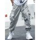 thumbnail image 3 of Men's Flap Pocket Drawstring Waist Cargo Pants Casual Streetwear Jogger Pants Men Outdoor Daily Loose Vintage Solid Trousers, 3 of 5