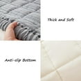 thumbnail image 3 of Couch Cover for Dogs Washable, Fuzzy Pet Couch Covers for 3 Cushion Sofa Pet Friendly, Non Slip Sofa Cover (Light Gray, 27.6" x 82.7"/70 x 210cm), 3 of 13
