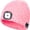 Pink, variant on Zukuco Bluetooth Beanie Hat with Light, USB Rechargeable Winter Knitted Cap with Headphones & Mic, Gifts for Men Women