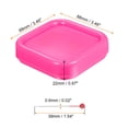 thumbnail image 2 of Unique Bargains Coussin Magnétique en Forme de Carré avec 100 Pcs Épingles à Tête en Plastique, Support d'Épingles Magnétique Rose, 2 of 6