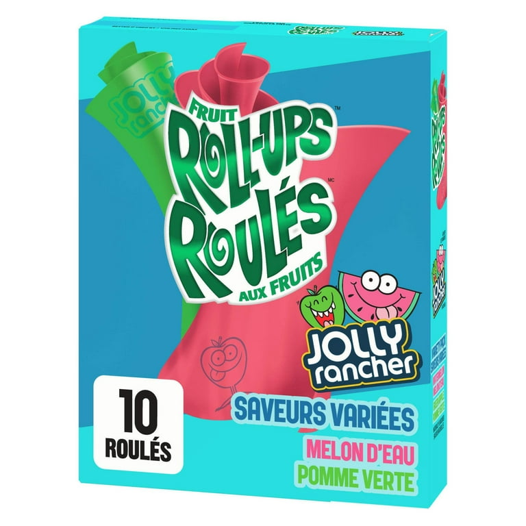 Jolly Rancher Fruit Roll Ups Sabor A Sandía Y Manzana