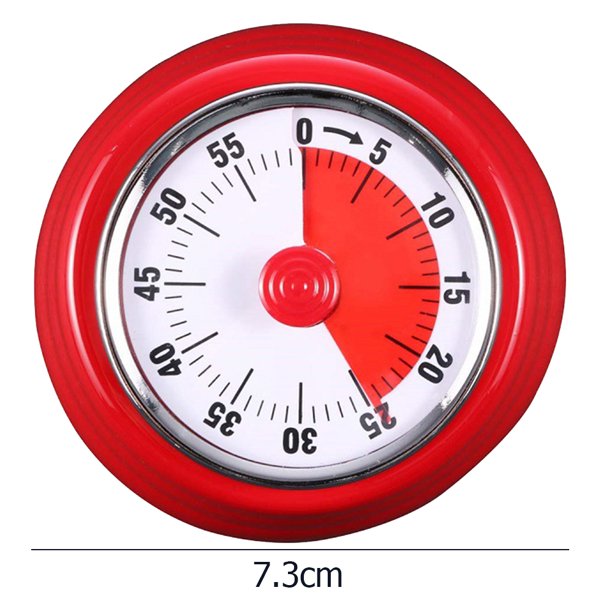 Temporizador De Cocina Cocina Cocina Hornear Cuenta atrás Enseñanza magnética Recordatorio mecánico Temporizador Sywqhk Para estrenar