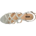 thumbnail image 3 of pink paradox london women's rich sandal,silver glitter/mesh,us 7 m, 3 of 3