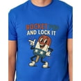 thumbnail image 4 of Festive Men's Rocket Pop And Lock It Popsicle Patriotic 4th Of July Parody Funny T-Shirt, 4 of 5