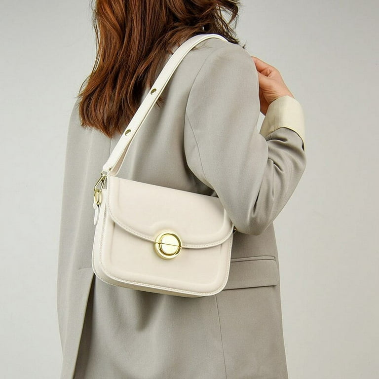 Solid Pu Leather Shoulder Bag Fashion Designer Handbags Messenger