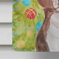 thumbnail image 4 of Red Staffie Bull Terrier Christmas House Flag, 4 of 4