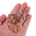 thumbnail image 4 of BRIGHTFUFU 12Pcs Four Leaf Pendant Charm with Hollow Design Lightweight Alloy Lucky Shamrock Jewelry, 4 of 6