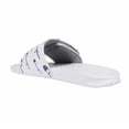 thumbnail image 5 of Champion Men's Slide Sandal White Mens Size 12 Hook & Loop Closure Embossed "C", 5 of 6