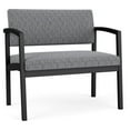 thumbnail image 1 of Lenox Steel Reception Waiting Room Bariatric Chair / Black Steel / Gray, 1 of 5