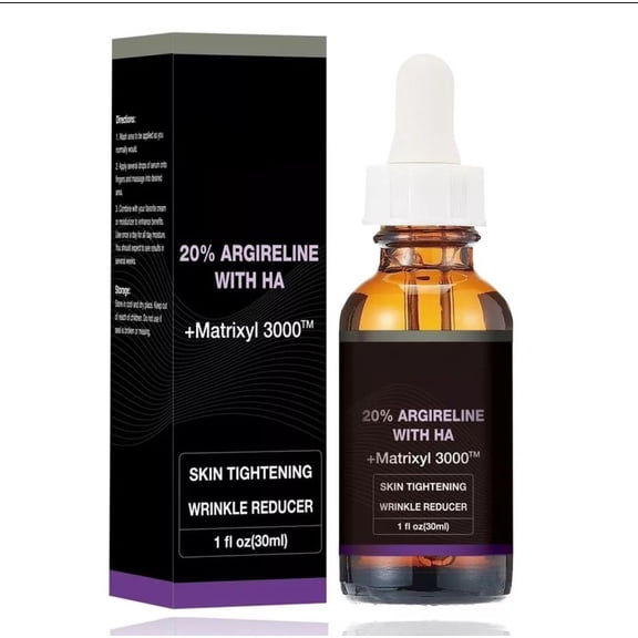 ABBASI & CO Matrixyl 3000 + 20% Argireline Serum – Anti-Aging & Wrinkle Reducing for All Skin Types – 30ml
