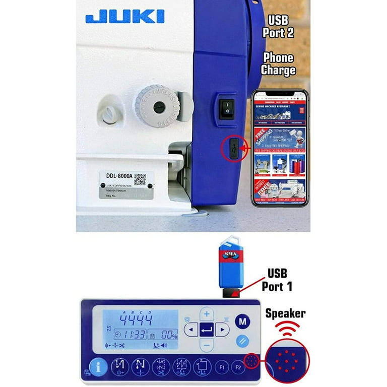 Juki Direct-Drive Sewing Machine with Automatic Thread Trimmer