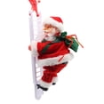 thumbnail image 3 of Muñecas de escalera de escalada de Papá Noel, grandes regalos para fiestas festivas (escalera blanca), 3 of 3