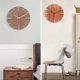 thumbnail image 3 of Reloj de pared retro PENGJJMXG estilo nórdico silencioso de madera maciza para sala de estar, 3 of 5