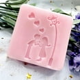 thumbnail image 5 of Valentines Day Clear Acrylic Handmade Soap Stamp Love Heart Rose Pattern Chapter, 5 of 21