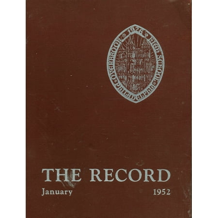 (Custom Reprint) Yearbook: 1952 Overbrook High School - Record Yearbook (Philadelphia PA)