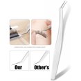 thumbnail image 4 of 2 Pieces Lash Tweezers, Eyelash Extension Tweezers for Eyelash Extensions, Stainless Steel Straight and Curved Tips Eyelash Tweezers for Lash Extensions Isolation Fanning Applicator, 4 of 6