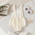 thumbnail image 3 of Okbabeha Baby Boys First Birthday Outfits One Year 1st Birthday  one-piece  Summer Romper Infant Sleeveless Letter Embroidery Overall, 3 of 8
