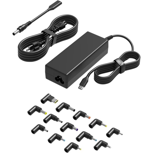 Cargador Universal para Portátil SLRIOYS USB-C de 100W con 15 Conectores