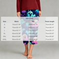 thumbnail image 3 of Zynoxe Womens Capri Pants Lounge Straight Breathable Halloween Printed Elastic Waist Plus Size Trousers with Pockets Trendy Streetwear Pajama Pants, 3 of 5