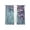 Purple, variant on Purple Floral Sheer Curtains 63 Inch Length 2 Panels Set, Vintage Cracked Wall Country Rustic Voile Window Treatment Rod Pocket Curtains Sheers Drapes for Bedroom/Living Room/Kitchen 52x"63"x2