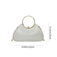 thumbnail image 3 of Fufafayo Rhinestone Evening Clutch for Women, Elegant Sparkling Handbag, Chain Crossbody Purse with Metal Handle Lock for Party Wedding Prom Formal Events, 3 of 6