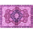 thumbnail image 1 of Ahgly Company Indoor Rectangle Persian Purple Traditional Area Rugs, 8' x 10', 1 of 4